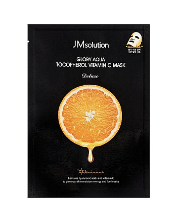 JMsolution Glory Aqua Vitamin С Mask - Маска тканевая с витамином С для выравнивания тона 30 мл - hairs-russia.ru
